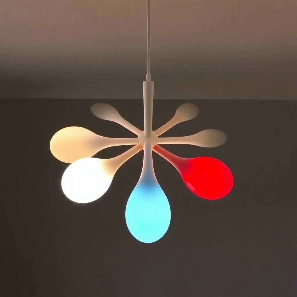 Plastic spoon pendant light diy
Men plastic spoon pendant light